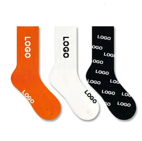 WUYANG Factory Low MOQ Unisex Crew OEM Personalized Design Customized Socks Sox Custom logo Socks