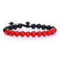 Lava Turquoise Beaded Natural Stone Adjustable Bracelet ST197
