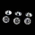 VOAINO White Round IGI GIA Certified 0.01-5Carat Synthetic Moissanite and Lab Created Grown Loose Diamonds Round Cut
