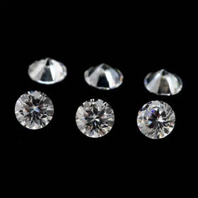 VOAINO White Round IGI GIA Certified 0.01-5Carat Synthetic Moissanite and Lab Created Grown Loose Diamonds Round Cut