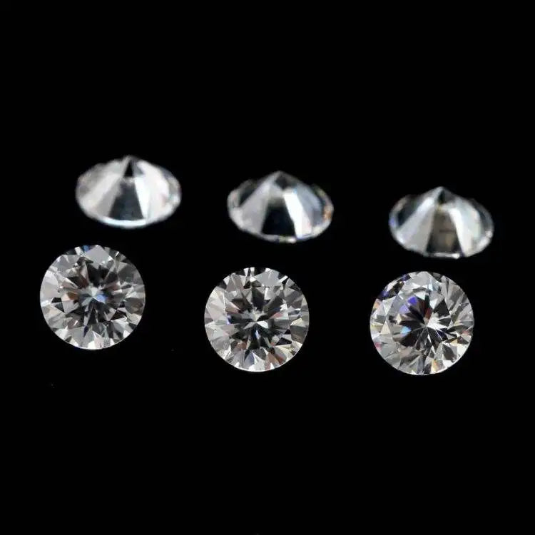 VOAINO White Round IGI GIA Certified 0.01-5Carat Synthetic Moissanite and Lab Created Grown Loose Diamonds Round Cut