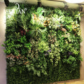 ISEVIAN Artificial Plants and Flower Greenery Backdrop Wall Panels