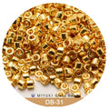 Miyuki Delica Beads 1.6 mm [21 Color Metallic 1 ]10g Pack Beads for Jewelry Making Cartier Bracelet Glass Beads Tennis Bracelet
