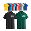High Quality Breathable Polyester Custom Logo Sport Polo T-Shirt Mutil Color Casual  Knitted Fabric Pattern Hot Sale Polo Shirt