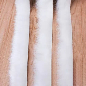 Strips Ribbon Natural for Fly Tying Material Saltwater Fishing Soft Rabbit Fur Decoration Eco-friendly Carton Customized Color