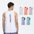 Singlet Sleeveless Shirt Quick Dry Tank Top for Men Stretchy Basketball and Gym Sports Wear Vest Tank Tops