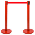 Retractable Steel and Metal Queue Stand with Rope Barrier for Crowd Control in Concerts & Hotels