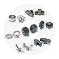 Hanjie Supply SS304 Stainless Steel Thumb Knurled Nut 8-32 Bolts for Healthcare Mining Water Treatment