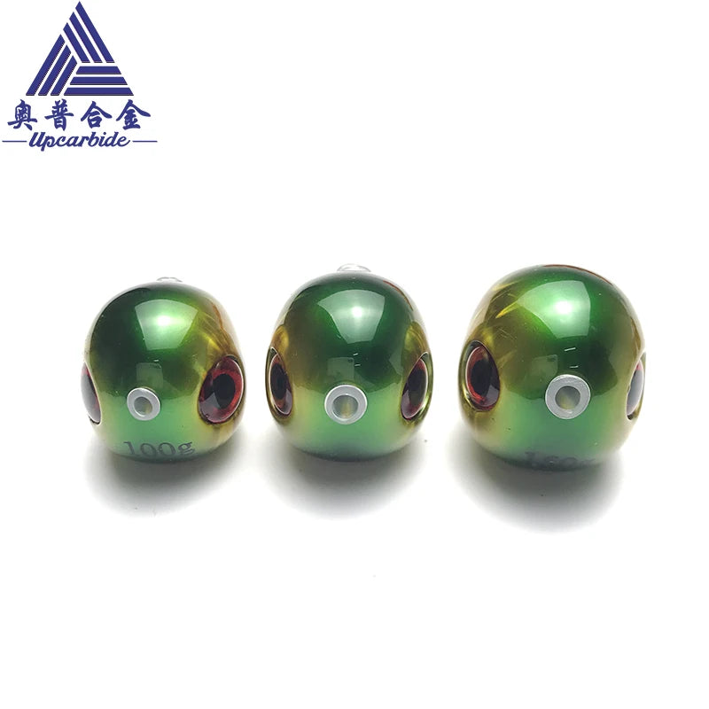 Colorful OEM Polished Fishing Lure Tools YG6 45~210g Tungsten Fishing Jig Head