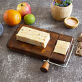 Custom Acacia Wood  Wire Slicer Cheese Slicing Board