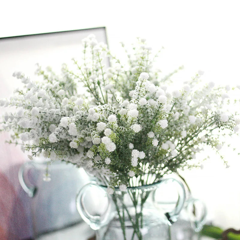 AF14004 Wholesale Wedding Decoration Artificial Gypsophilas Bouquets White Artificial Baby's Breath Flower