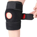 Hinged Knee Brace with Lateral Patella Stabilizer Knee protection Silicone Pads Adjustable Support Compression Knee Brace