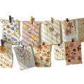30pcs/pack Material Paper One Paper Flower Language Series Vintage Flower Handbook Decoration Base Material