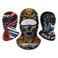 Custom Logo Personalised Unisex Cycling 100%Polyester Breathable Common Sun Protection 4 Seasons Full Face Ski Mask Cagoule