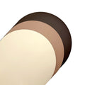 Maillard Color Beige Brown Chocolate Customizable Round End Capsule Arch Oval Shape Anti Slip PU Rubber Yoga Mat