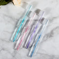 Factory Compostable Transparent Handle Certificate Toothbrush