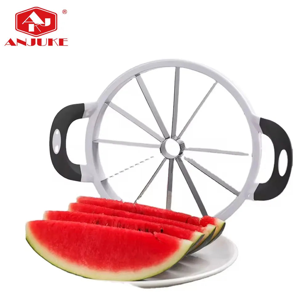 ANJUKE Eco-Friendly Stainless Steel Fruit Slicer Watermelon Windmill Cutter Divider Tool Corer CE Certified