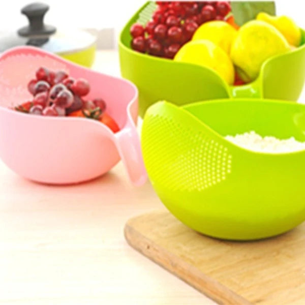 Rice Washing Machine Washing Rice  Sieve  Plastic Washing Rice Basket