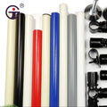 China Wuxi Direct Factory OD 28mm Colored PE Coated Pipe Lean Tube/lean Pipe in 1.2mm Thickness for Racking System