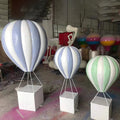 Hot Sale Fiber Glass air Balloon Candy Ice Cream Store Sculpture Wedding Event Decor Hot air Balloon Prop for Party Sculpture