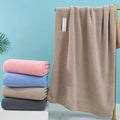 Wholesale Portable Custom Coral Fleece Towels Hairdressing Quick-Drying Dry Cap Salon Women Long  Wrap Bath Towel