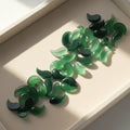 Custom-made Green Agate Cabochon Gemstone Premium Gemstone Supplier Mass Production Special Shape Natural Loose Gemstone