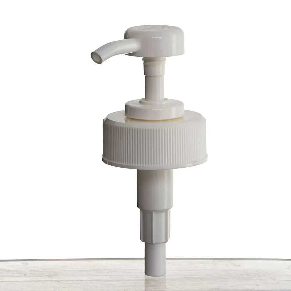 New Arrival White Plastic PP Non-Spill Makeup Remover Oil Pump Sprayer 28/400 100mL Lotion Dispenser Custom Chemical Bottles