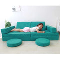 2021 New Design Kids Modular Play Couch Foldable Foam Play Couch Sofa for Children Waterproof Kids Sofa