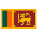 3x5Ft Sri Lanka Flag Polyester With Two Brass Grommets Single Layer Hanging Outdoor and Indoor Deco