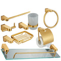 Towel bar Towel Rack Toilet Paper Holder Soap Dish Soap Dispenser Bathroom Shelf Robe Hook Bathroom Storage Rack