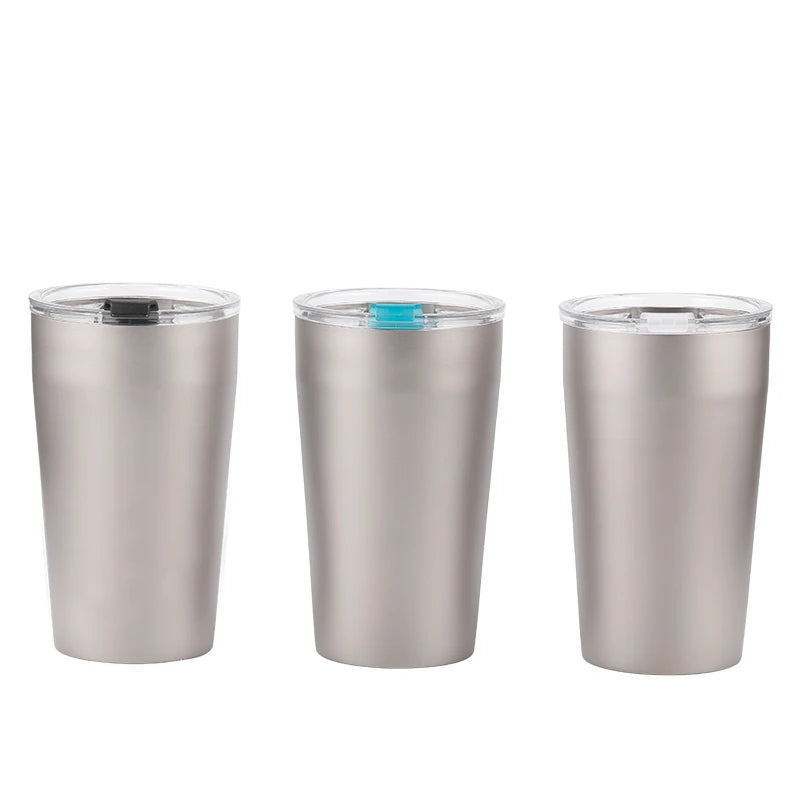 Titanium Beer Mug Creative Drinkware Coffee Tea Cups Novelty Gifts Milk Cup Double Wall Water Cup