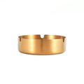 Classic Stainless Steel Cigar Ashtray Portable Round Design Durable