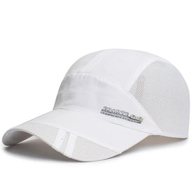 Summer Wholesale Unisex Visor Quick-Drying Mesh Dry Fit Baseball Golf Polo Hats Running Custom Fitted Baseball Sport Cap Hats