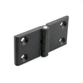 Industrial-Style Heavy Duty Zinc Alloy Electrical Cabinet Panel Board Outdoor Application External Butt Hinge Counterbore Black