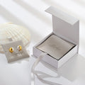 Custom Logo One Stop Pouch Insert Polishing Cloth Foldable Jewelry Box Packaging Jewelry Magnetic Cardboard Flip Gift Boxes