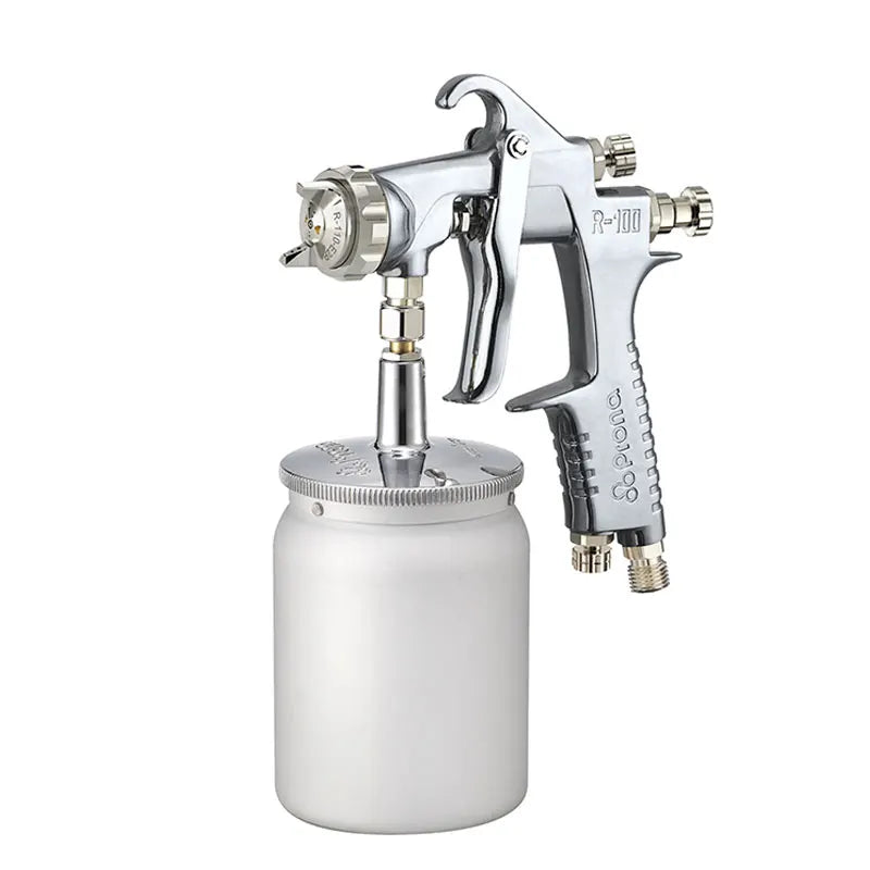 Prona R-100-S Suction Feed Type Air Power Pneumatic Paint Spray Gun Hand Manual Sprayer Car Auto Furniture Painting  R100