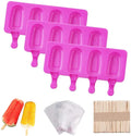 Silicone Molds Homemade Large Silicone Ice Molds with  Sticks Cakesicle Mold for DIY Ice Tray