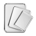 Dishwasher Safe Mirror Polishing Stainless Steel 430 Baking Sheet Serving Tray Cookie Pans