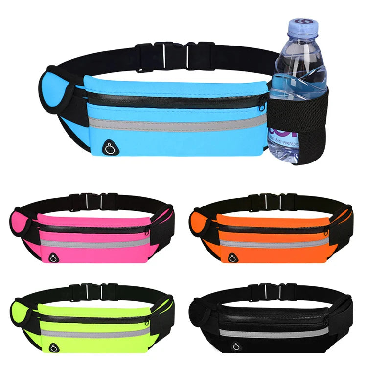 Wholesale Custom Durable Neoprene Multifunction Fitness Fanny Packs Sports Running Waist Belt Bag for Bike Cycling