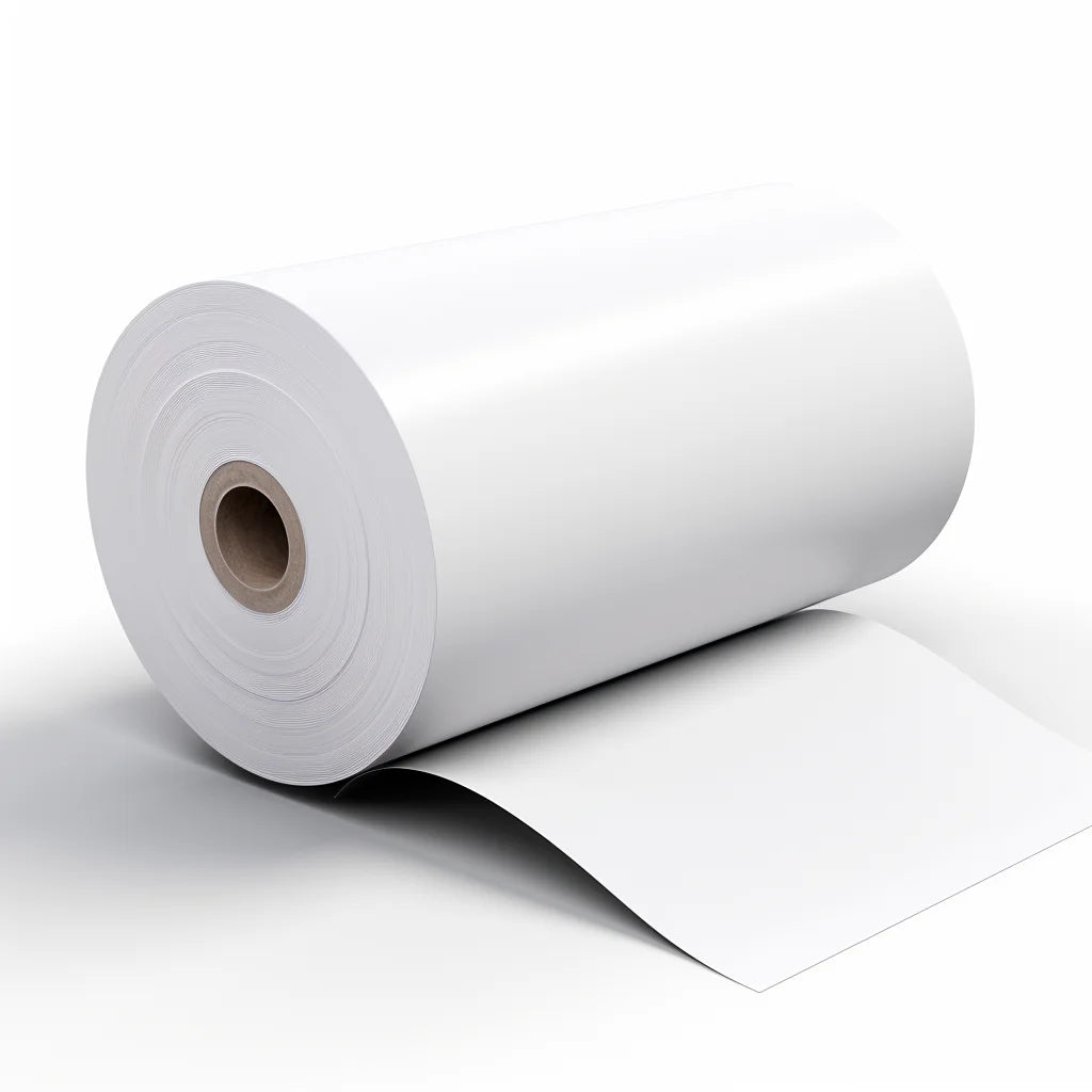 TTL Matt White Thermal Transfer Coated Matt Label Art Paper Jumbo Roll Label Paper Jumbo Roll Self Adhesive Jumbo Rolls