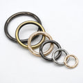 Metal O Ring Round Buckle for DIY Leather Craft Garment Webbing Bag Strap Shoes Hardware Accessories 5 Sizes CLOXY