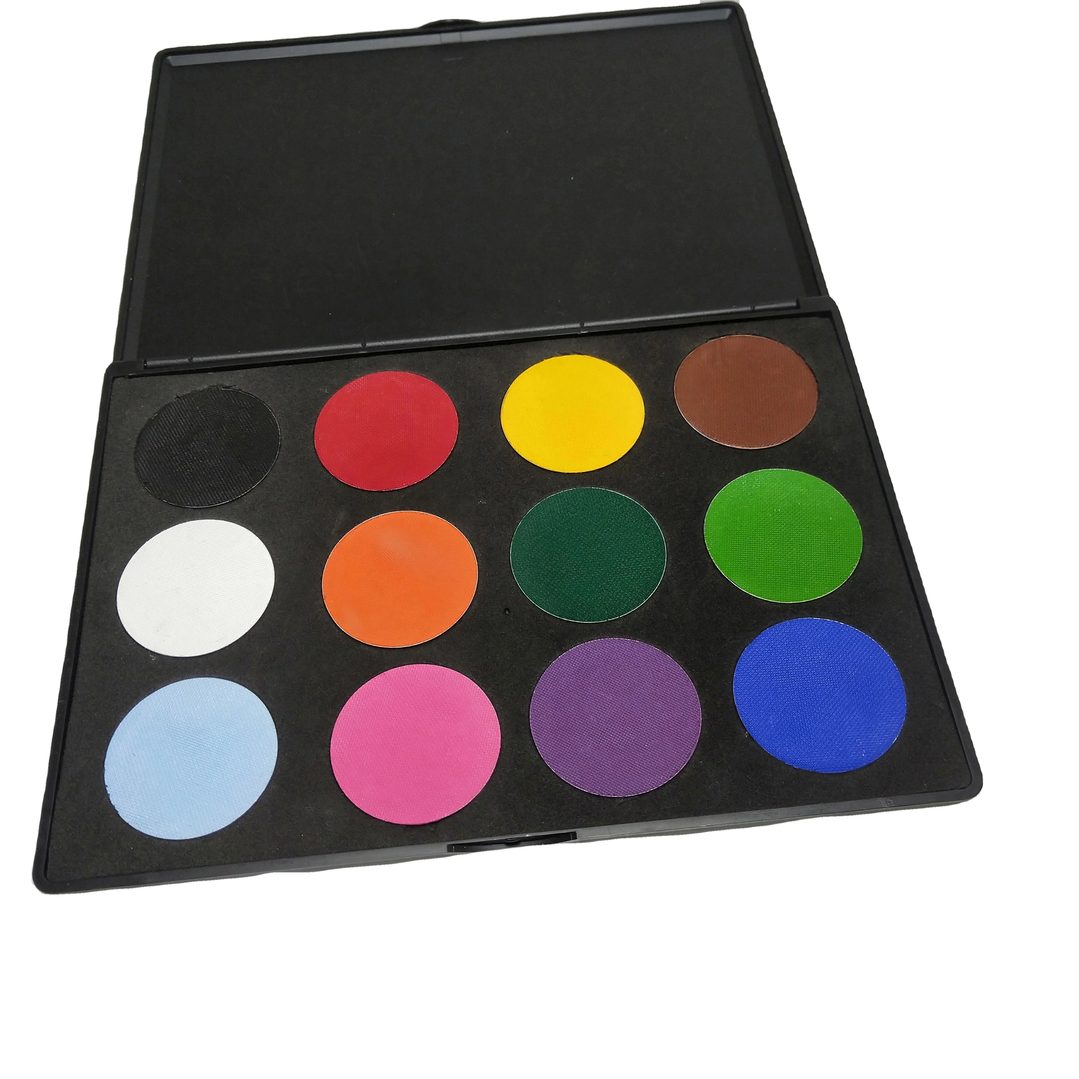 New Arrival Professional Makeup Face Paint Private Label Washable 12 Color Body Paint