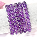 Sell Well Various Shape Gemstone Jewelry Gemstone Bead Amethyst Round Quality Bracelet