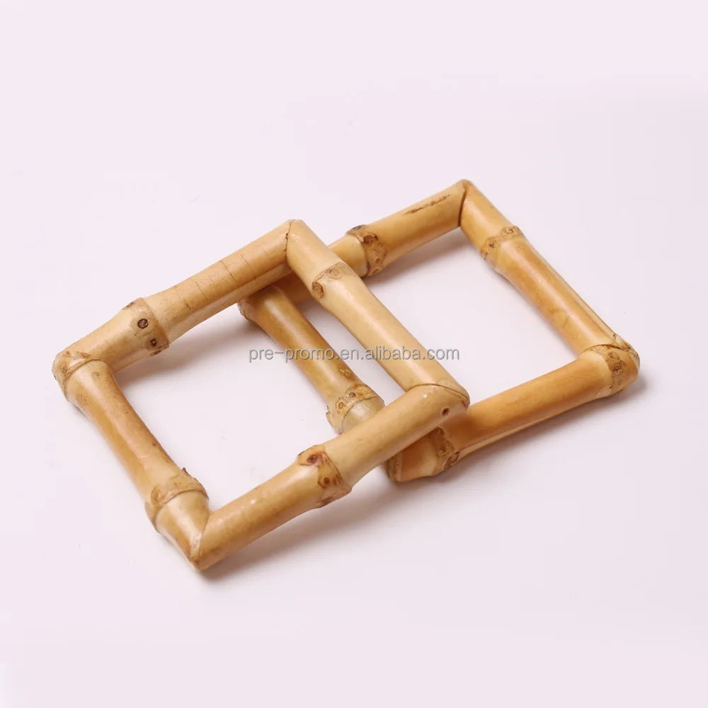 Wholesale square Shape Bamboo Napkin Ring Wedding Napkin Ring