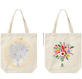 DIY Needle Embroidery Kit for BeginnersCanvas Tote Bag Arts and Crafts Supplies Embroidery Tote Bag Kit