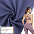 2023 Double Faced Plain Nylon Spandex Interlock Stretch Fabric with Anti-Pill for Sportswear-Boys & Girls Gym Clothing