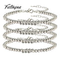 Fatingna Hot Sale Classic Style Magnet Bead Stretch Bracelet Set Stainless Steel with Hematite Gold Beads Perfect Gift