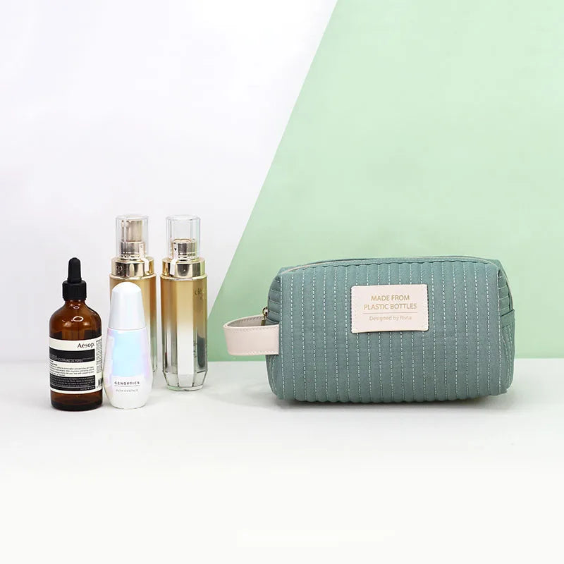 Rivta Soft Women Travel Toiletry Bag Clutch Cosmetic Bag Customized for Lady