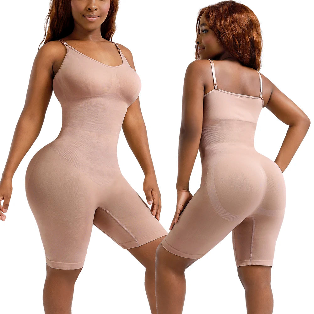 Private Label High Elastic Shaper Bodysuit Breathable Tummy Control Girdle with Push Butt Lifter Undershirt Corset Shapewear