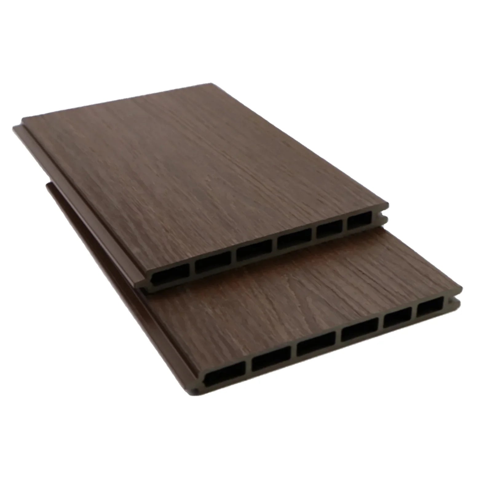 Top Decor Outdoor Garden Fence Panels Security Aluminium Steel Panel WPC Iron Wood Plastic Frames Featuring Privacy 3D Modeling